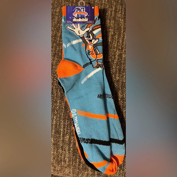 NWT 3 pair Of Space Jam A New Legacy Socks Size 6 -12 - Picture 1 of 5